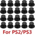 thumbnail image 3 of 10-100Pcs Replacement Parts for Playstation 2 Thumbstick Analog Stick Case Joystick Cap For PS2 Wireless Gamepad Button Caps Black Color 50Pcs Total, 3 of 5