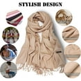 thumbnail image 2 of Foulard d'Hiver pour Femmes Châle Doux Chaud Couverture Foulards pour Femmes, 2 of 5