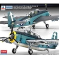thumbnail image 3 of Academy TBM-3"" USS Bunker Hill Kit de construcción de modelo de avión, color azul marino, 3 of 5