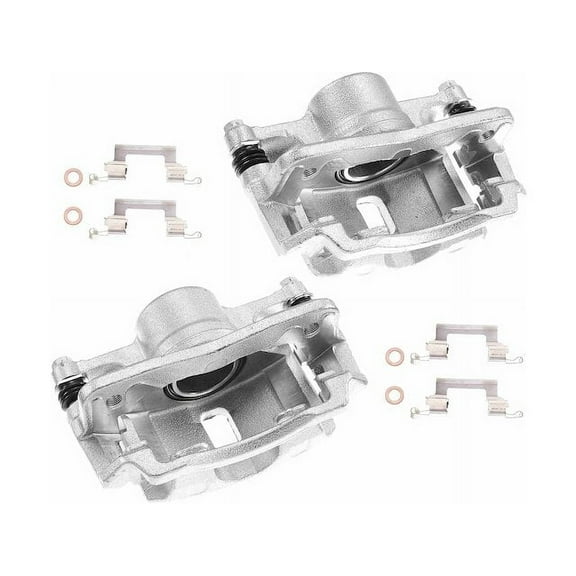 Brake Caliper Set - Compatible with 1996 - 2011 Honda Civic 1997 1998 1999 2000 2001 2002 2003 2004 2005 2006 2007 2008 2009 2010
