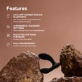 thumbnail image 4 of LELO HUGO 2 Prostate Massager App Connected Silicone Anal Vibrator for Men, Black, 4 of 7