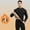 Black, variant on Long thermal Underwear for Men Skiing Winter Warm Hunting Gear Fleece Lined Base Layer Set Dark Gray XL(XL)