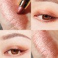 thumbnail image 1 of Barra de sombra de ojos individual en crema con barra de esponja para difuminar, maquillaje en barra de sombra de ojos, crayón en barra abrillantador de ojos resistente al agua y de larga duración, 1 of 5