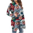 thumbnail image 4 of LOVZFMLL Cardigan pour Femmes Cardigan d'Hiver Imprimé de Noël Ample Décontracté à Manches Longues, 4 of 7