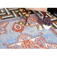 thumbnail image 6 of Furnish My Place Indoor Distressed Bohemian Rug with Jute Backing - 3 ft. 6 in. x 5 ft. 6 in., Light Blue, Persian, Area Rug for Living Room, Bedroom, Hallway, 6 of 7