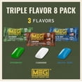 thumbnail image 2 of Energy Gum MEG Military, 100 mg de cafeína, menta ártica, 40 x 8 paquetes, 2 of 6