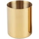 thumbnail image 1 of Portavasos para lápices, organizador de papelería de escritorio, jarrón de mesa, maceta, portabrochas de maquillaje, acero inoxidable, dorado, 1 of 6