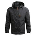 thumbnail image 1 of SHIXIAOO Veste Homme Automne et Hiver à Capuche Détachable Haut Mince Extérieur 3x Veste Doublée, 1 of 3