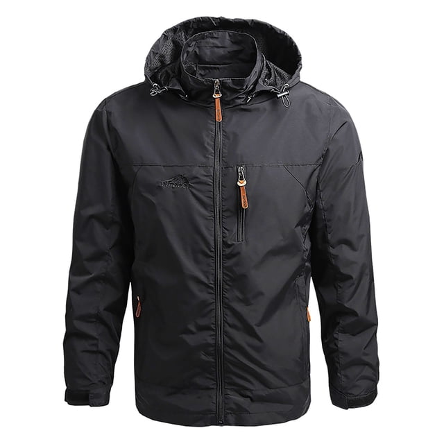SHIXIAOO Veste Homme Automne et Hiver à Capuche Détachable Haut Mince Extérieur 3x Veste Doublée