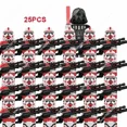 thumbnail image 4 of Juguetes calientes 25 piezas Star Stormtroopers 212th Attack Battalion Troopers bloques de construcción ladrillos figuras de acción Star Wars juguetes regalos para niños, 4 of 5