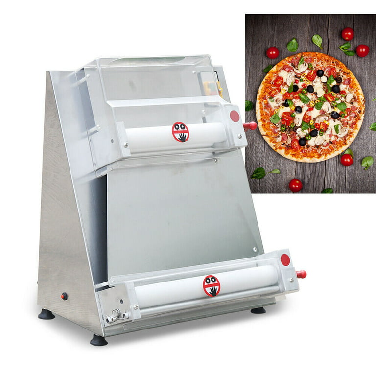 Miumaeov Pizza Dough Roller Sheeter Electric Pizza Dough Press Making  Machine Commercial Dough Roller Sheeter for Noodle Pizza Bread and Pasta  Maker 370W 