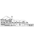thumbnail image 2 of 015-1106: Luxury Chateau 4 Bed, 6 Bath Luxury Home Plan, 6956 Sq Ft: Full Blueprints with License to Build by Home Plan Marketplace - Lesuto, 2 of 18