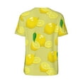 thumbnail image 3 of Balery Bright Lemons Baseball Jersey for Men Casual Button Down Shirts Short Sleeve Active Team Sports Uniform-3X-Large, 3 of 9