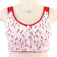 thumbnail image 5 of Sports Bra Bras For Women Front Closure Lightly Lined No Underwire T Shirt Bras For Everyday Full Coverage Comfort Supportive Bralette,Red Women'S Nylon Underwear 36, 5 of 7