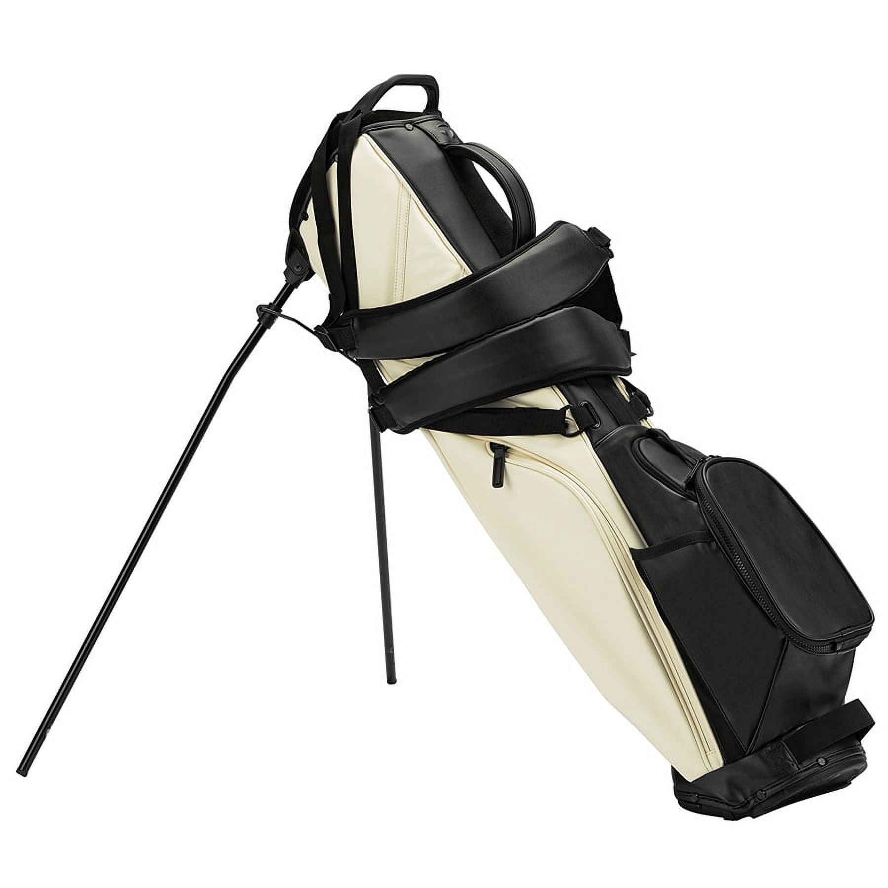 TaylorMade Mens Flextech Carry Premium Stand Golf Bag  - N2657601 - Black/Ivory - New 2024