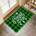 thumbnail image 4 of Irish Green Clover Shamrock Doormats,Non Slip Absobant Welcome Mats Funny Floor Door Mats for Indoor Outdoor Bathroom, 4 of 6