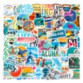 thumbnail image 2 of 100pcs Summer Beachy Surfing Stickers, Waterproof Vinyl Sticker Pack, Great for Laptops, Chromebooks, Tablets, 2 of 5