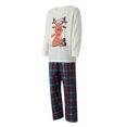 thumbnail image 4 of Meihuid Matching Family Christmas Pajamas Set Hoodie Pajamas Reindeer Jumpsuit Romper Holiday Pjs One Piece Hooded Sleepwear, 4 of 10