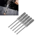 thumbnail image 3 of Kit De Brocas De Impacto Para Martillo Rotativo De 5 Piezas, Punta De Carburo Cementado En Espiral, 2 Flautas, Tipo De Ranura Para Piedra De Ladrillo De 110 Mm Con Para, 3 of 7