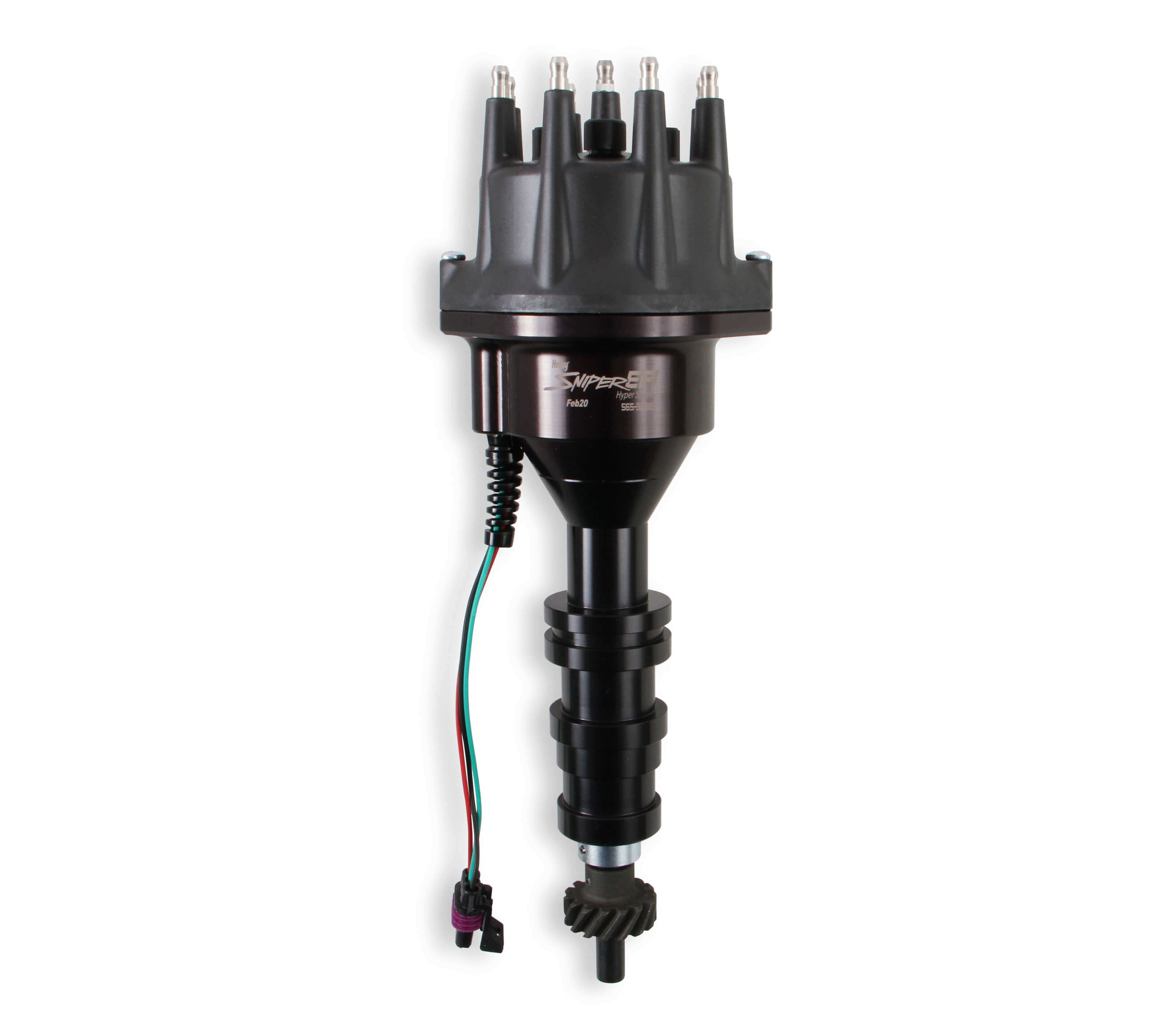 Holley Sniper EFI 565-323BK Sniper EFI HyperSpark Distributor - Ford FE - Black