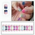 thumbnail image 3 of RAGUPEL Cute Press On Nails Short With Polka Dot Nail Art Stickers And Decals, 3 of 5