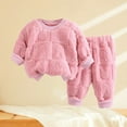 thumbnail image 4 of Elainilye Fashion Infant Boys Girls Long Sleeved Suits Hooded Rompers Infant Snowsuit Winter Warm Outfits Sizes 12-72M,Pink, 4 of 6