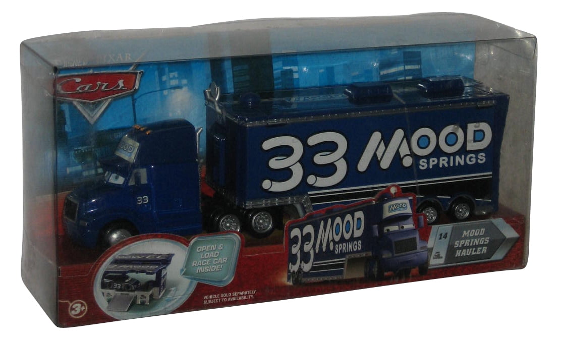 Conciërge Assert Bloeden Disney Cars Movie Hauler 33 Mood Springs (2009) Die Cast Blue Toy Truck #14  - Walmart.com