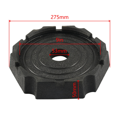 thumbnail image 2 of Patin de Nivellement pour Pied de Cric Rond RV Stabilisateur Permanent RV Tapis de Nivellement RV, 1 * Patin de Nivellement RV, Noir, 2 of 5