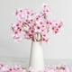 thumbnail image 1 of 3 ramas de flores artificiales de seda | Ramo rosa de tacto real para decoración de bodas | Arreglo estilo japonés de 40 cm, 1 of 7