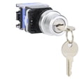 thumbnail image 3 of Interruptor de llave, 10 piezas BEM38-20Y/31 Interruptor de llave de posición de interruptor normalmente abierto de 3 posiciones Los mejores materiales, 3 of 8