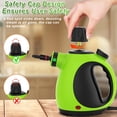 thumbnail image 4 of Eave Handheld Steam Cleaner, 10 in 1 Hand Held Steamer for Cleaning, Portable Pressurized Steamer for Home Use, Bathroom, Mini Steam Cleaners for Upholstery Furniture Sofa Couch Floor Tile Grout, 4 of 6