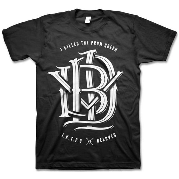I Killed The Prom Queen Men's Monogram T-shirt Medium Black