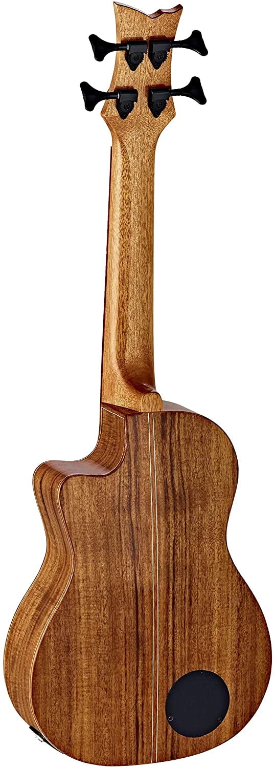 Ortega Caiman-GB-GB Lizard Series Acoustic-Electric Ukulele-Bass Gloss Natural