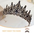 thumbnail image 4 of 2 coronas de diamantes de imitación para novia, diadema para mujer, tocado de boda, tocado para banquete, 4 of 8