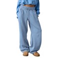 thumbnail image 2 of Barrel Sweatpants Women Y2K Baggy Wide Leg Sweatpants with Pockets high waisted pants for women Soft Womens Fall Fashion, 2 of 7