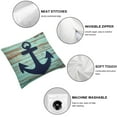 thumbnail image 4 of Nawypu  Navy Blue Boat Anchor Nautical Anchor 2pcsThrow Pillow Case Decorative Home Bedroom Cushion Cover,Sofa Bed Couch Decor, Sea Lovers Men Women Boys Girls Gifts, 4 of 6