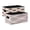 Digital Bows Ttartan Plaid, variant on Felt Storage Bins 2-Pack Foldable Space-Saving Organizer For Home Office Hand-drawn Hearts Hand-drawn Hearts with Dots