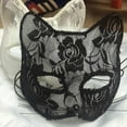 thumbnail image 3 of Masques pour les Yeux en Dentelle Renard Chat Outil de Jeu de Rôle, 3 of 3
