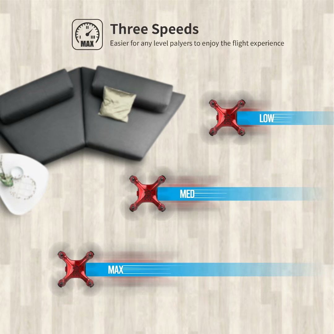 Mini Drone with 3 Batteries RC Nano Quacopter Drone for Kids Beginners RC Helicopter with Auto Hovering 3D Flip Headless Mode Play Outdoor and Indoor