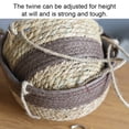 thumbnail image 4 of Maceta colgante de 2 capas Naiovety para algas marinas cesta tejida natural beige, 4 of 6