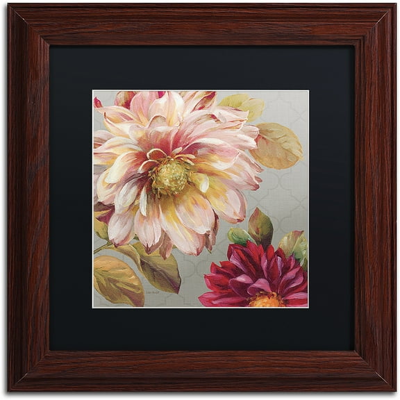 Trademark Fine Art "Classically beautiful III" Canvas Art by Lisa Audit, Black Matte, Wood Frame
