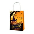 thumbnail image 4 of 12 Pcs Sacs Cadeaux Citrouille d'Halloween Sacs en Papier d'Halloween, 4 of 6