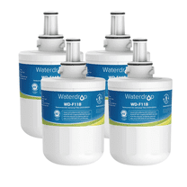 Waterdrop DA29-00003G Refrigerator Water Filter Replacement for Samsung® DA29-00003G, Aqua-Pure Plus DA29-00003B, HAFCU1, DA29-00003A, 4 Filters, Package may vary