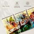 thumbnail image 6 of Elephant Stock Memories Of Venice Wall Art - Horizontal Multi Panel Canvas - Living Room Wall Decor - Places Multi Panel - Yellow And Brown Decor - 56" x 27", 6 of 8