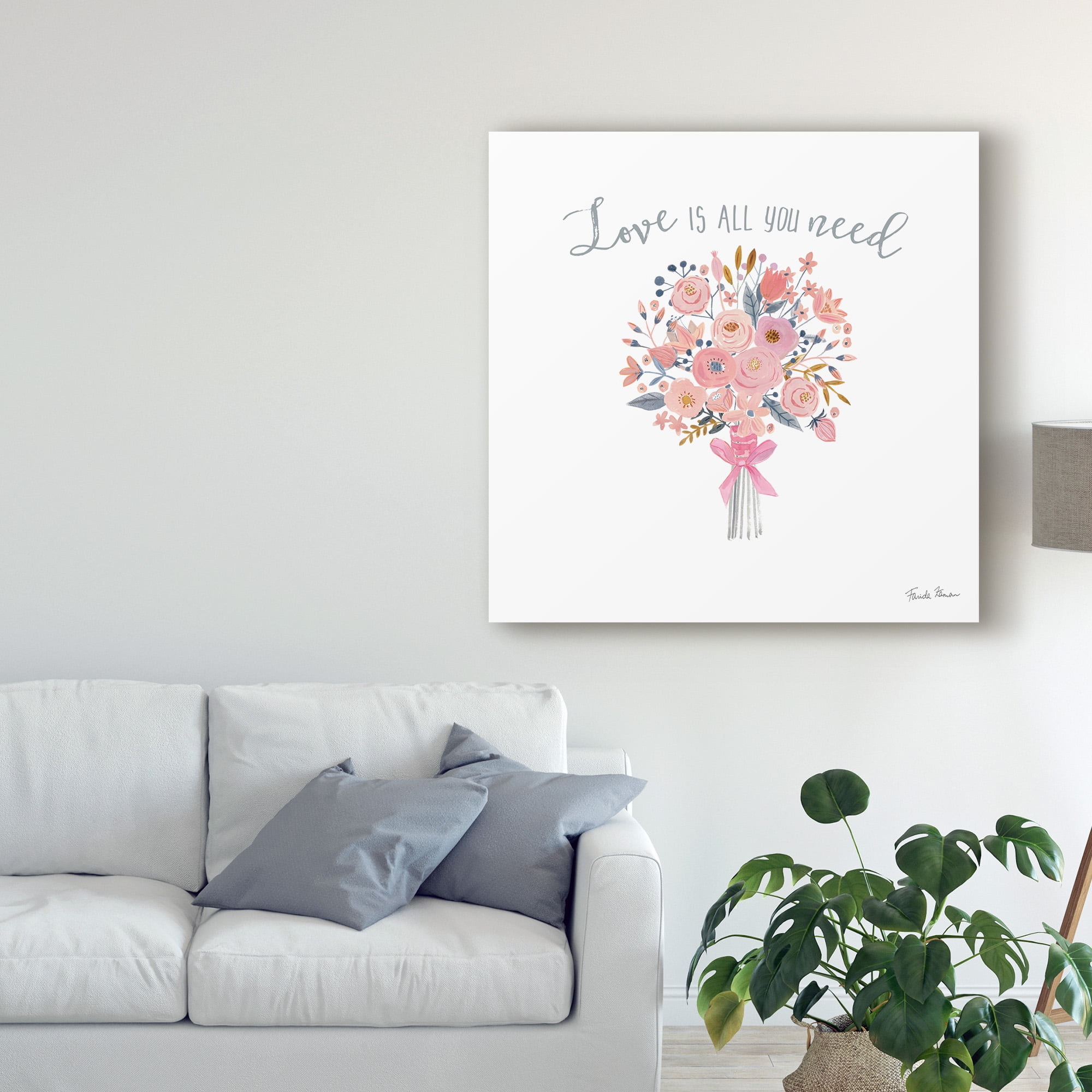 Trademark Fine Art 'It Takes Two VI' Canvas Art by Farida Zaman