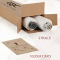 thumbnail image 2 of GBC EZ Load Gray End Cap Laminating Roll Film, Gloss, 27" x 500', 1.5 mil, 2 Rolls, 2 of 4