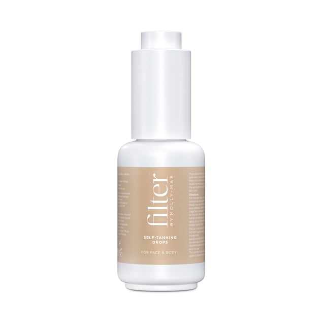 Gotas Autobronceadoras FILTER BY MOLLY-MAE 30 ml para rostro y cuerpo
