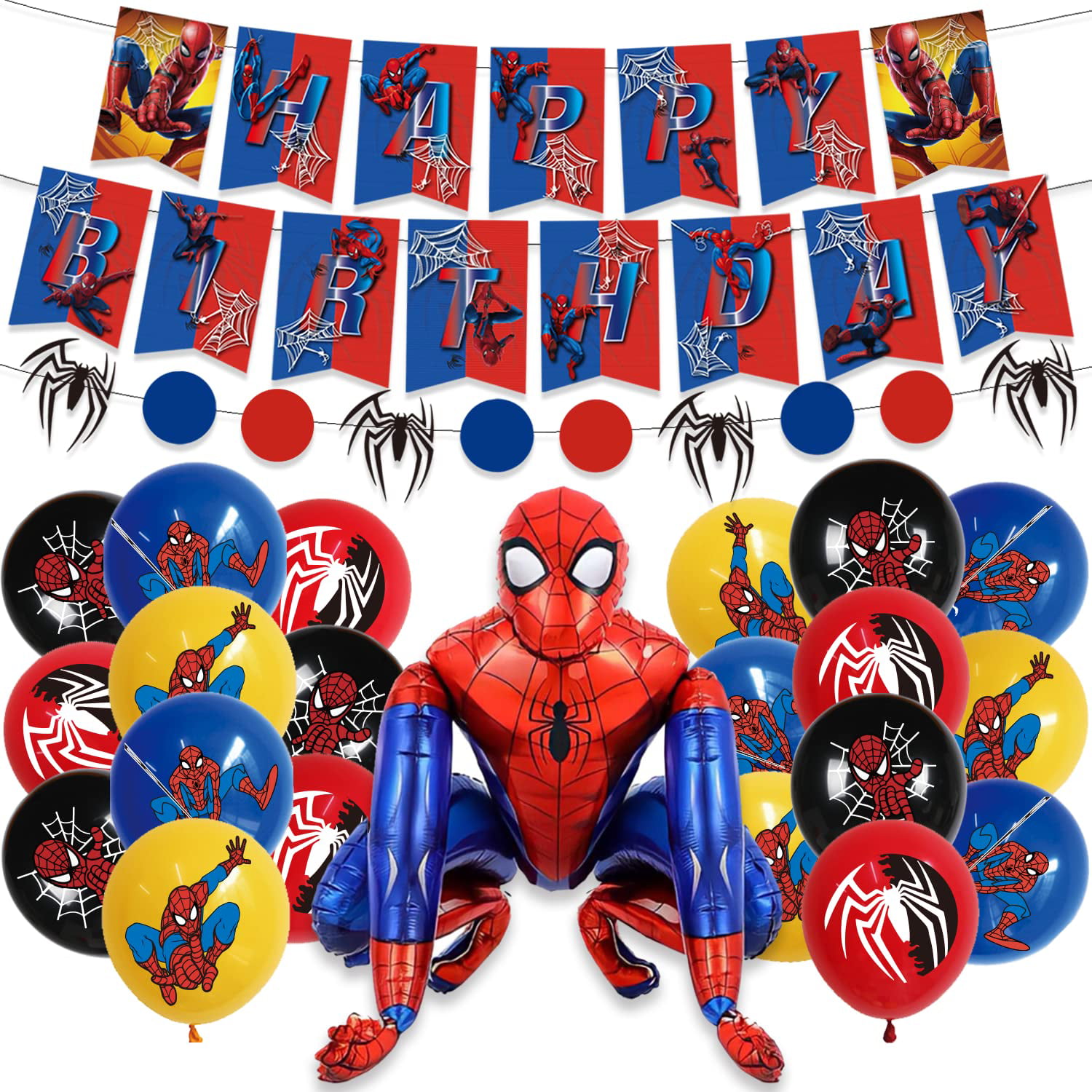 Décorations de Spiderman pour la fête d'anniveau, Algeria