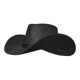 thumbnail image 1 of Disfraz de vaquero con capucha, unisex, de polipopelina negra, para adulto, 1 of 2