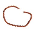 thumbnail image 4 of Cadena de cuentas de arenisca dorada de 8mm/0,3 pulgadas, cuentas de piedra redondas lisas para hacer joyas DIY, 4 of 10